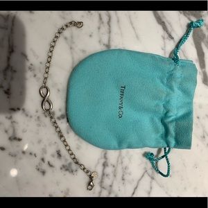 Tiffany & Co silver infinity bracelet 7.5 inch